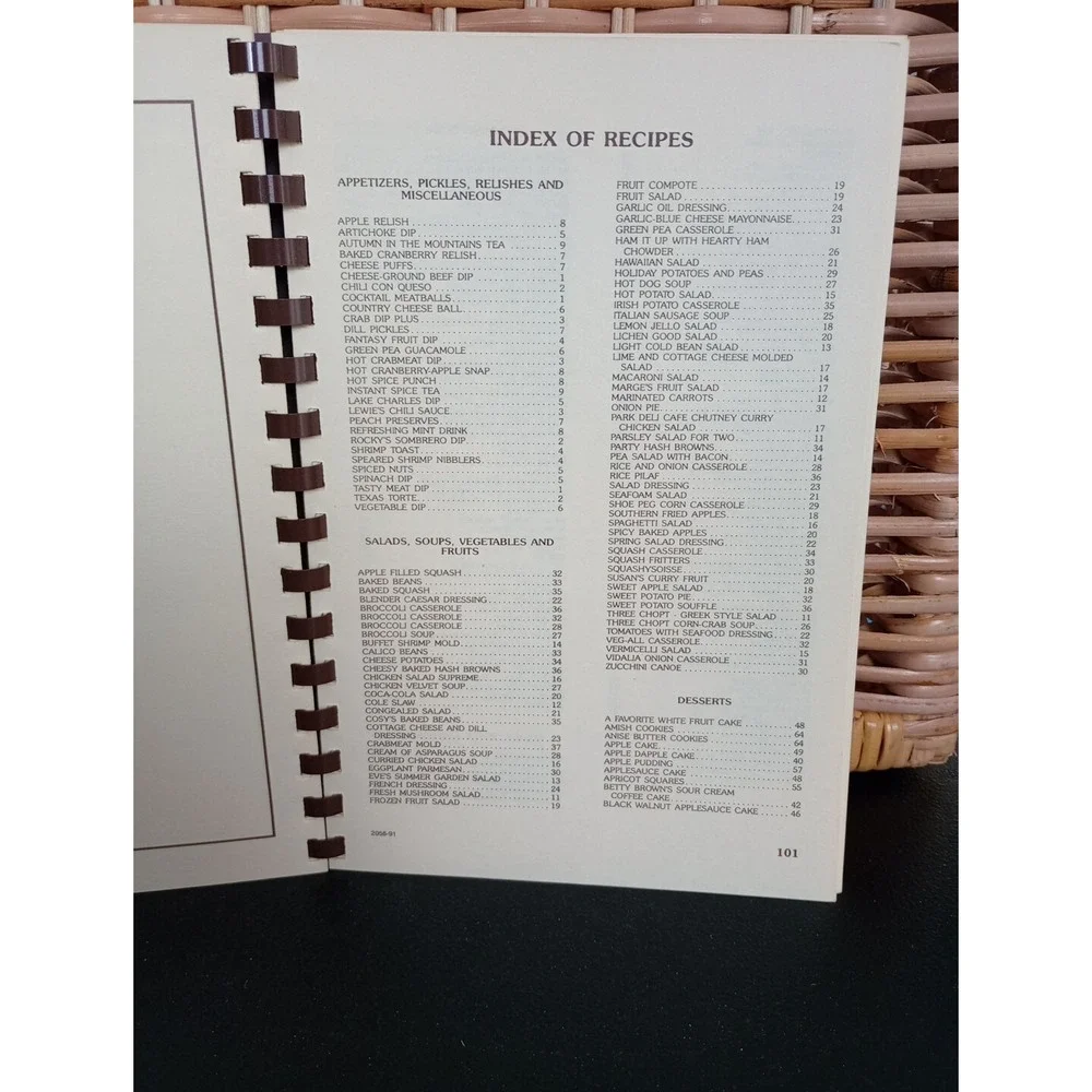 Historic‎ Downtown Hendersonville Recipe Collection 1991 NC Cookbook Spiralbound